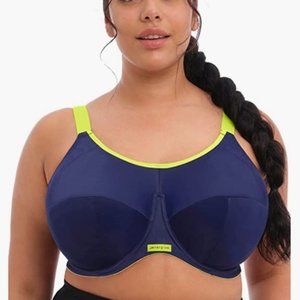 Elomi Women's Plus-Size Energise Underwire Sport Bra, 38J US Size